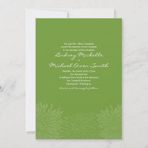 Invitación a la boda del crisantemo