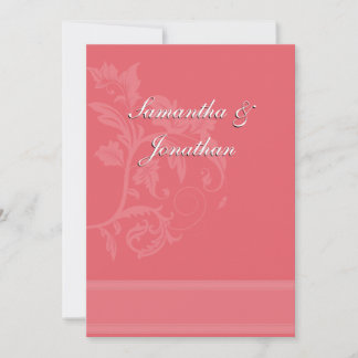 Invitación a la boda del Damasco - Rosa de abeja