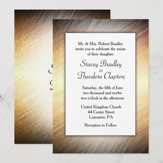 Invitación a la boda del deseo de llama de 5" x 7" (Anverso / Reverso)