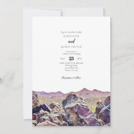 Invitación a la boda del desierto de Tucson Arizon