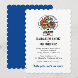 Invitación a la boda del Día de los Muertos