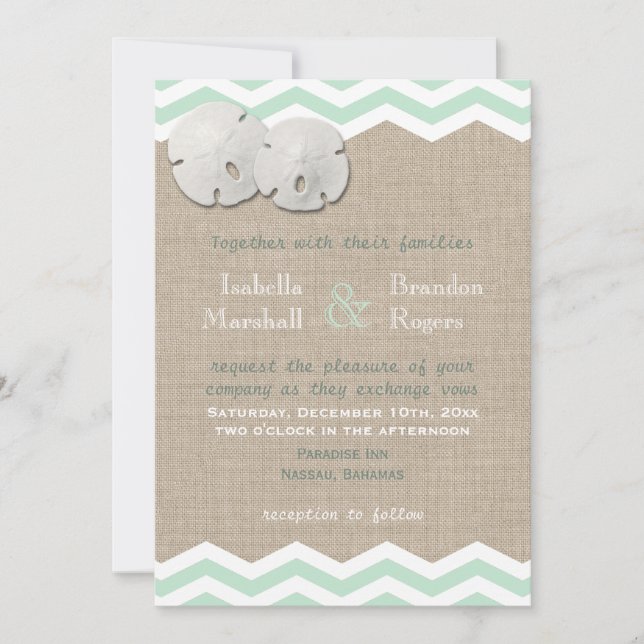 Invitación a la boda del Dólar y Chevron (Anverso)