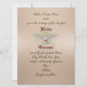 Invitación a la boda del Espíritu Santo