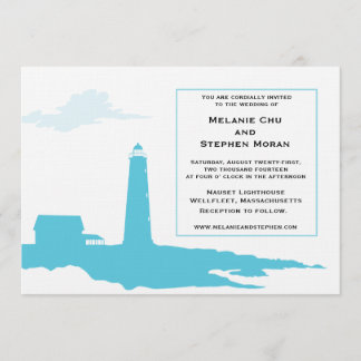 Invitación a la boda del faro