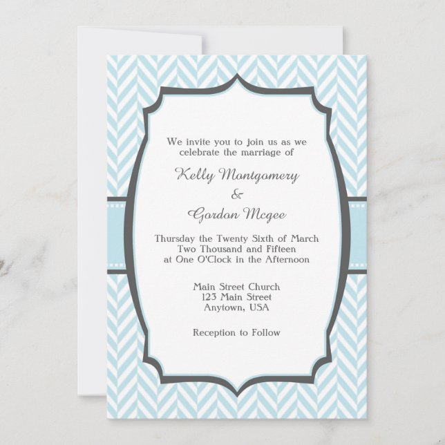 Invitación a la boda del hueso blanco en polvo (Anverso)