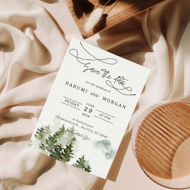 Invitación a la boda del Ilustracion de acuarela f (Subido por el creador)
