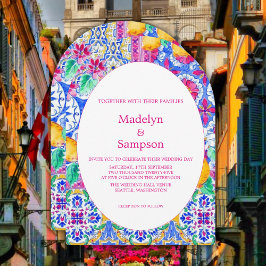 Invitación a la boda del Jardín Botánico de Limón