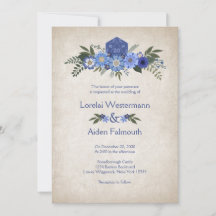 Invitación a la boda del jugador de dados RPG