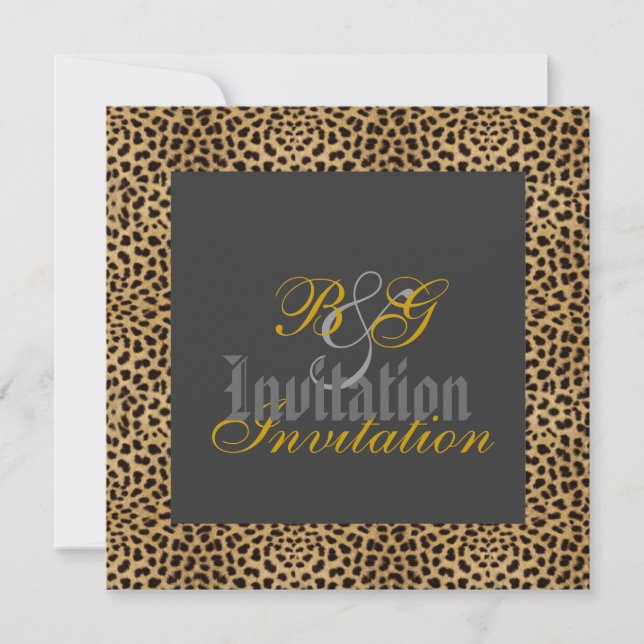 Invitación a la boda del leopardo (Anverso)