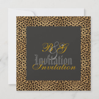 Invitación a la boda del leopardo