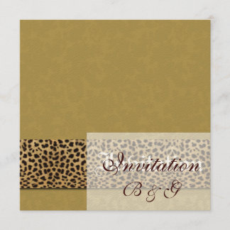 Invitación a la boda del leopardo