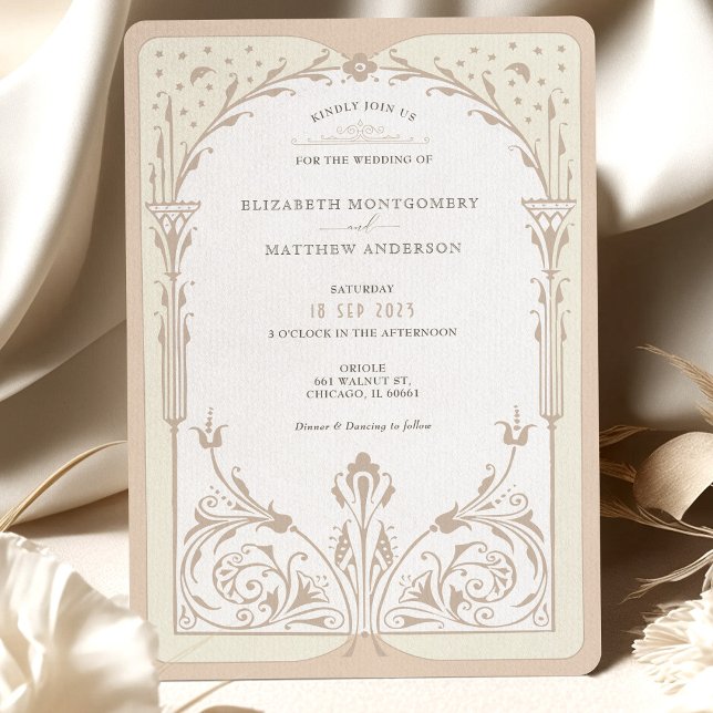 Invitación a la boda del libro de cuentos Cream Ta (Subido por el creador)