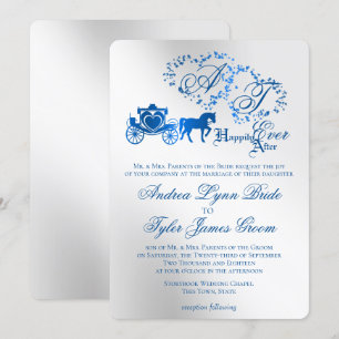 Invitación a la boda del libro de historia de plat