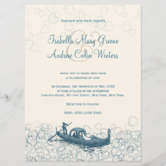 Invitación a la boda del mar de amor