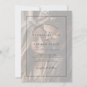 Invitación a la boda del marco de la foto rusa min