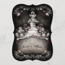 Invitación a la boda del matrimonio con el coro de