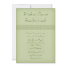 Invitación a la boda del nudo celta verde de Custo