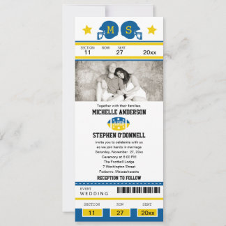 Invitación a la boda del partido de fútbol