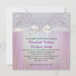 Invitación a la boda del Pastel de Lavanda de Cint