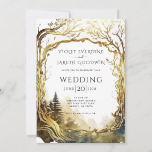 Invitación a la boda del Portal de Oro Forestal en