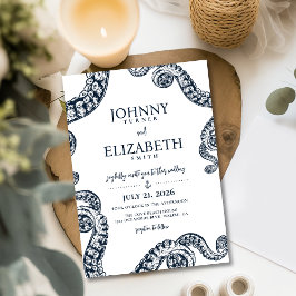 Invitación a la boda del pulpo náutico de la marin