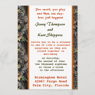 Invitación a la boda del roble de Moss