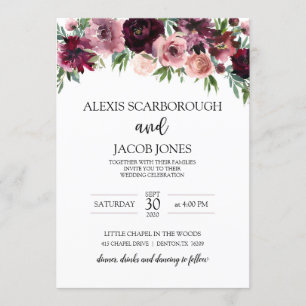 Invitación a la boda del Rosa de Canela