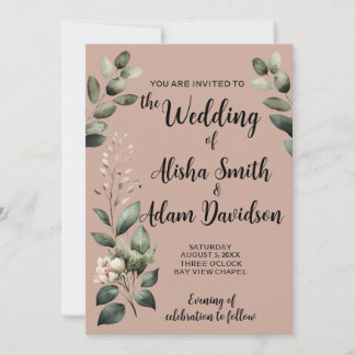 Invitación a la boda del sabio y el taúpe de Rubor