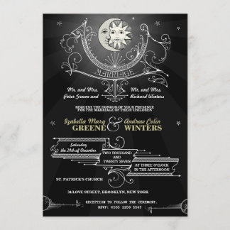 Invitación a la boda del sol y la luna