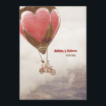 Invitación a la boda del sueño amoroso<br><div class="desc">AMOR SUEÑO - ¡vivir la aventura de tu vida! ¡Sé un aventurero, un soñador, una persona enamorada para siempre! ¡Siente que estás viviendo una historia de cine! ¡La historia de tu vida! Eres una pareja enamorada que se va a un audaz vuelo - ¡el vuelo de tu vida! La mejor...</div>