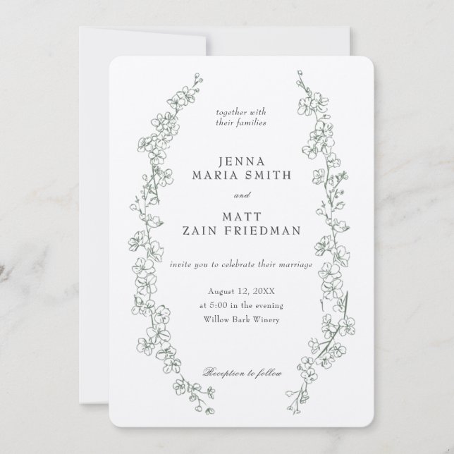 Invitación a la boda del sueño sabio (Anverso)