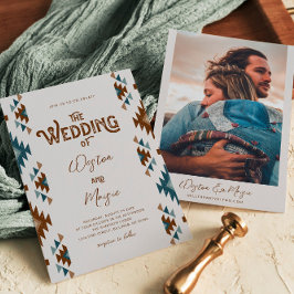 Invitación a la boda del suroeste