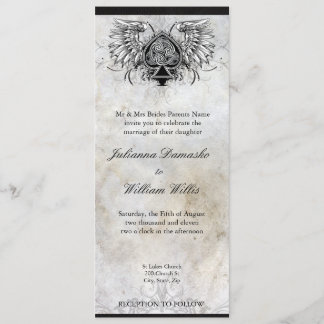 Invitación a la boda del tatuaje urbano irlandés C