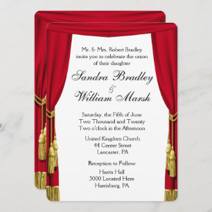 Invitación a la boda del tema de la película