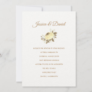 Invitación a la boda del templo