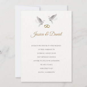 Invitación a la boda del templo