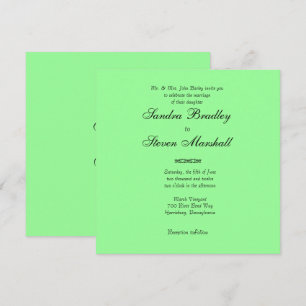Invitación a la boda del timbre brillante