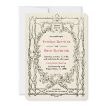 Invitación a la boda del trébol afortunado