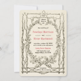 Invitación a la boda del trébol afortunado