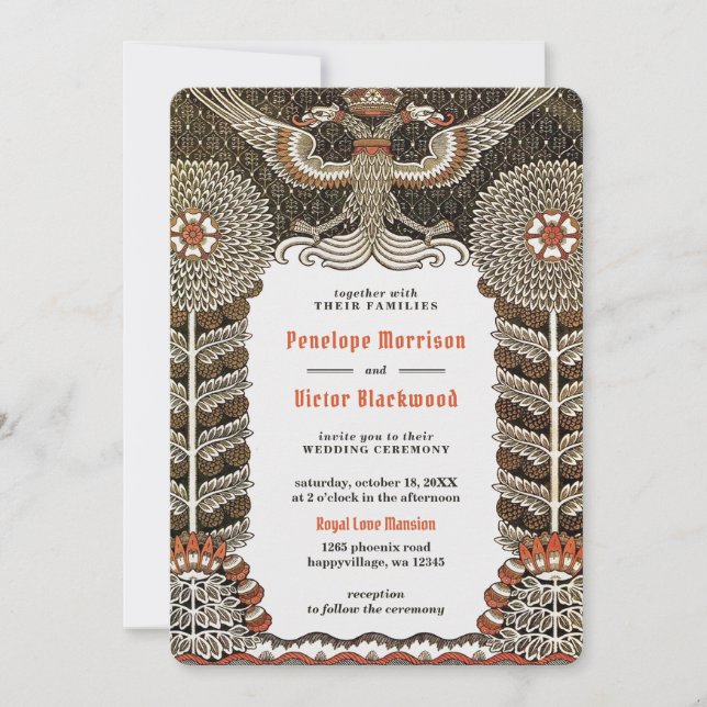 Invitación a la boda del trébol afortunado (Anverso)