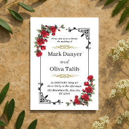 Invitación a la boda | Diseño elegante y de Person