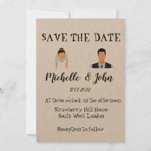 Invitación a la boda divertida