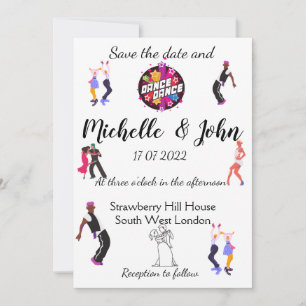 Invitación a la boda divertida 