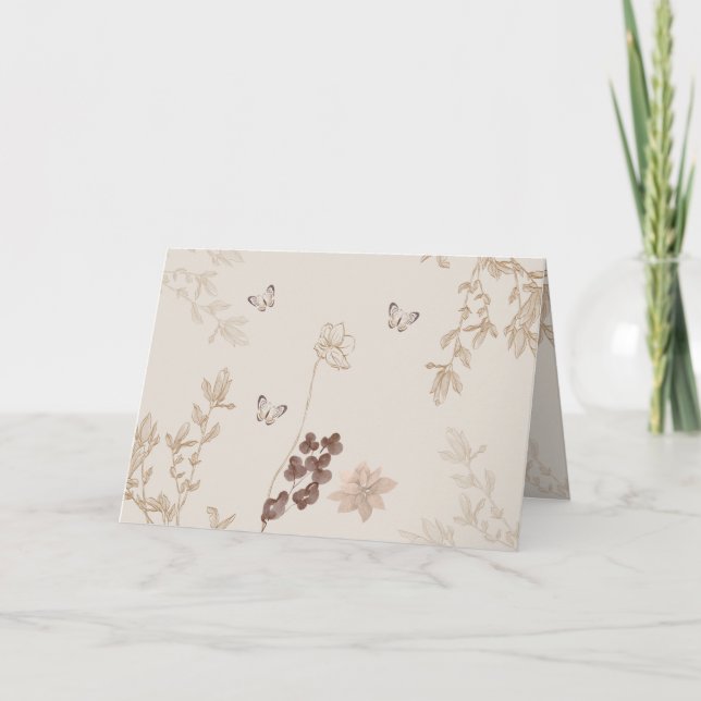 Invitación a la boda doblada (Anverso)