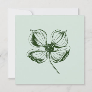 Invitación a la boda Dogwood Blossom