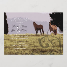 Invitación a la boda ecuestre