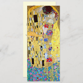 Invitación a la boda; El beso de Gustav Klimt