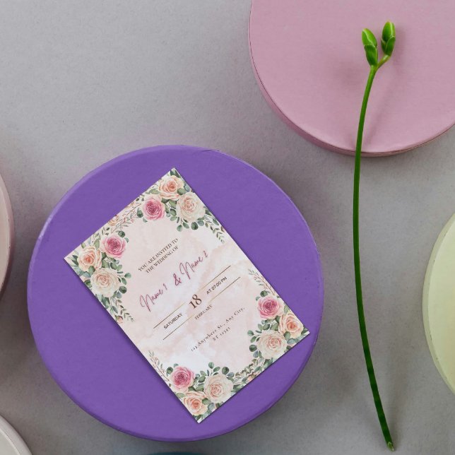 Invitación a la boda elegante (Subido por el creador)