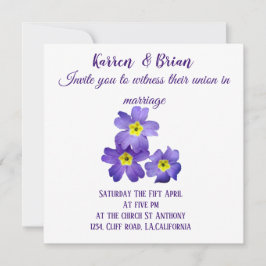 Invitación a la boda elegante