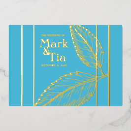 Invitación a la boda elegante